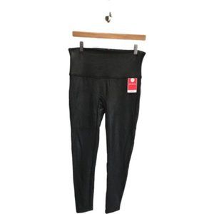 NEW Spanx Black Faux Leather Leggings XL